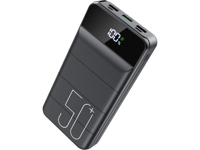 LOOPEAK Power Bank 50000mAh 22.5W Fast Charging Portable Charger, USB C Quick Charge with 3 Outputs & 2 Inputs, LED Display, Huge Capacity External...