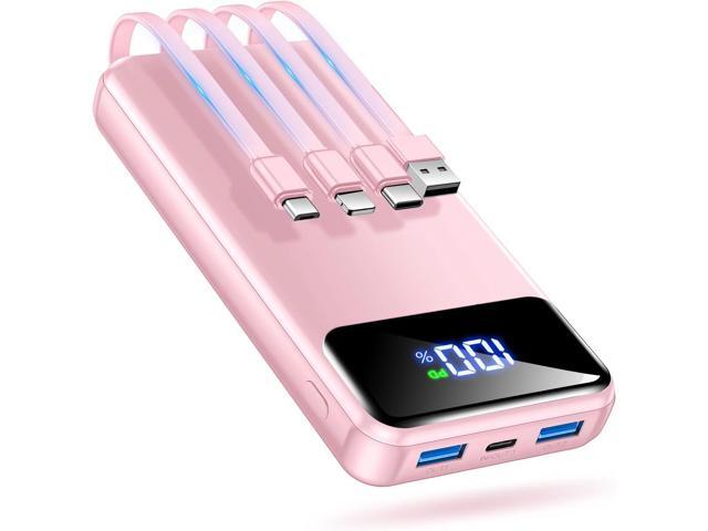 OHOVIV Portable Charger Power Bank 50000mAh Battery Pack, 22.5W Fast Charging PowerBank with Built in Cables,Travel Essential USB-C Portable Phone...