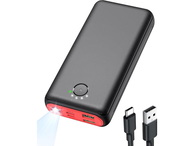 Portable Charger Power Bank 40000mah, USB C Fast Charging 22.5W External Battery Pack Phone Charger Quick Charge with 3 Outputs & 2 Inputs for...