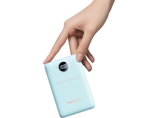VEEKTOMX Small Portable Charger 10000mAh, Mini Power Bank 22.5W Fast Charging, Slim & Lightweight Travel Essentials, 3-Output External USB C...