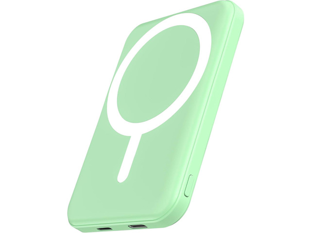 podoru for Magsafe Battery Pack, 5000mAh Magnetic Power Bank with Type-C Cable 20W PD Fast Charging Lighting Input Wireless Portable Charger for...