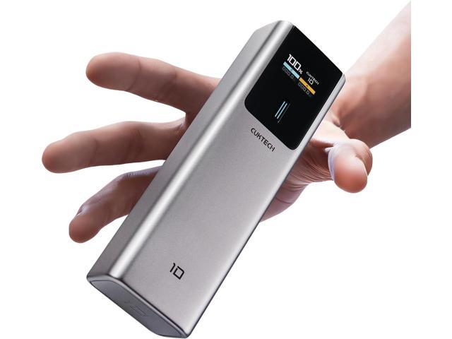 CUKTECH 10 Power Bank 10000mAh(4S1P), 100W USB C Portable Charger with Smart Display, PD3.0 Fast Charging External Battery Pack for iPhone...