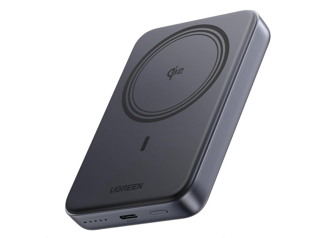 UGREEN Magnetic Power Bank Qi2 Certified 15W Fast Charging Wireless Battery Pack Slim 10000mAh Magsafe Portable Charger with 20W USB-C for iPhone...
