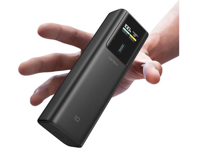 CUKTECH 100W Power Bank, 10000mAh Portable USB C Charger with Smart TFT Display, PD3.0 Fast Charging Compatible iPhone 16/15 Series, Samsung Galaxy...