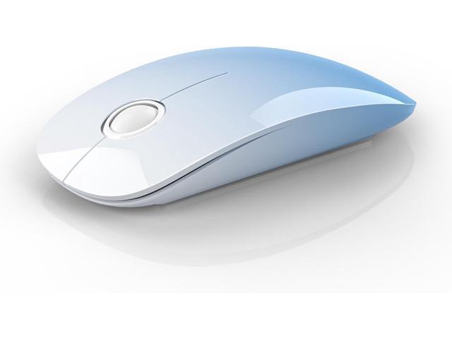 RAPIQUE Bluetooth Wireless Mouse - (BT5.1+USB) Dual Connectivity, Quiet Click, Low Power, and 1600 DPI, Portable Cordless Mouse for Laptop, MacBook...