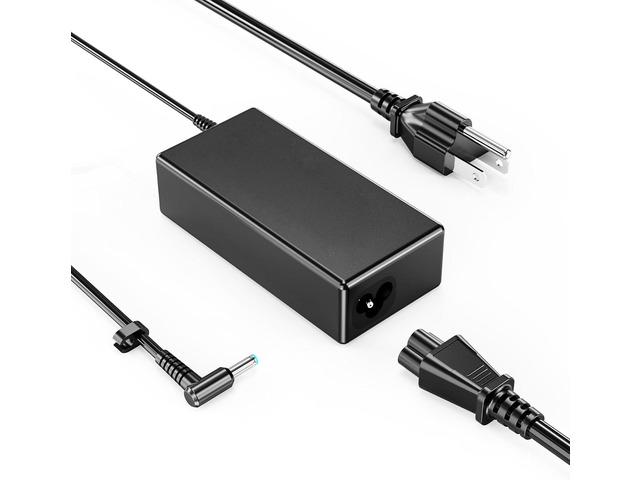 65W AC Laptop Charger Power Adapter for HP Pavilion X360 Envy EliteBook ProBook Chromebook Spectre Notebook
