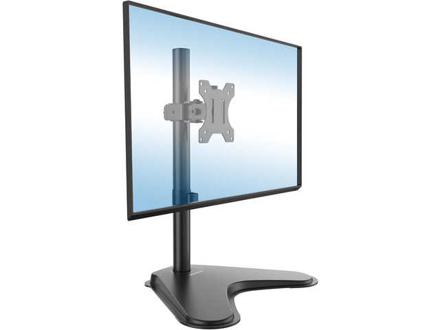 Mount-It! Monitor Stand for Desk, Freestanding Single Monitor Mount for 21.532' Screens, Height Adjustable VESA Stand with Tilt, Swivel & Rotation,...