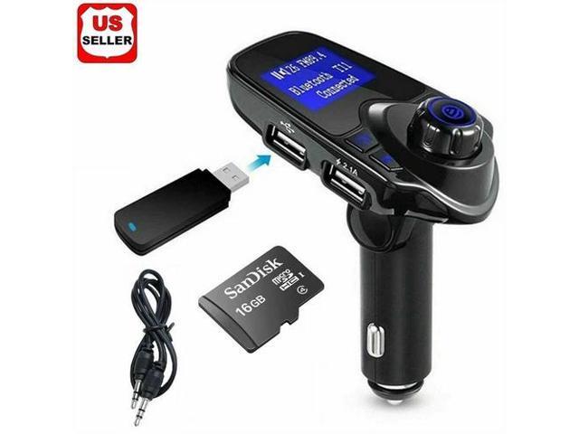 Bluetooth Car Kit MP3 Player FM Transmitter Wireless Radio Adapter USB Charger