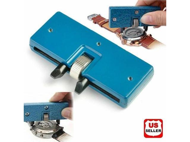 Adjustable Rectangle Watch Back Case Cover Opener Remover Wrench Repair Kit Tool