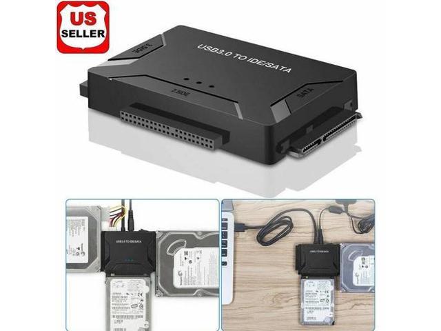 USB 3.0 to IDE & SATA Converter External Hard Drive Adapter Kit 2.5'/3.5' Cable