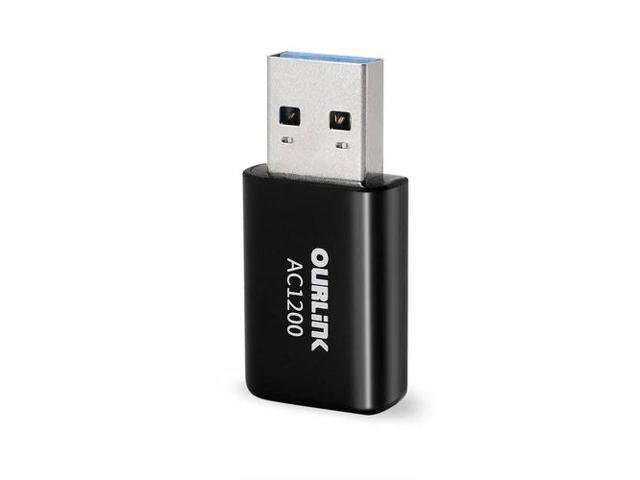 1200Mbps Mini USB Wireless WiFi Adapter 802.11ac LAN Internet Network Adapter US