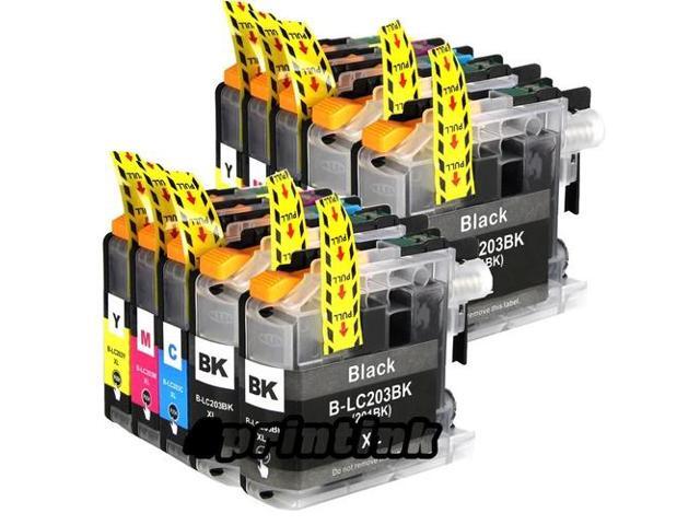 10pk Ink for LC203 Brother LC203xl mfc J480dw J460dw J485dw J680dw LC201