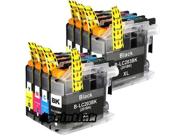 8 pack Ink Cartridges for Bro LC201 LC203xl Mfc J680dw J460dw J480dw J885dw