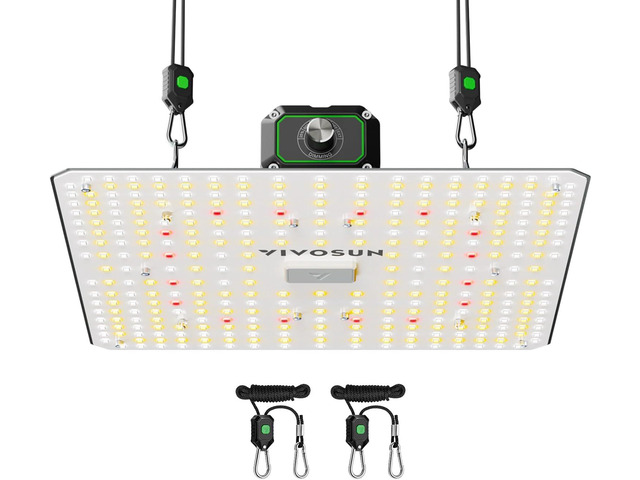 VIVOSUN LumaLight 100W LED Grow Light, Full Spectrum Plant Light, Smart Dimmable & High PPFD for Indoor Plants Seedling Vegetables Bloom, Fits...