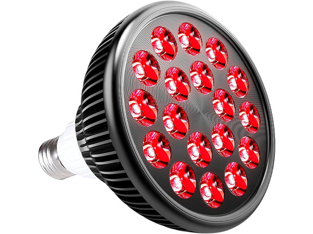 660nm Red Light Bulb, 18W (36W Equivalent) LED Grow Light for Indoor Plants Flowering Bloom and Fruiting, Grow Spectrum Enhancement