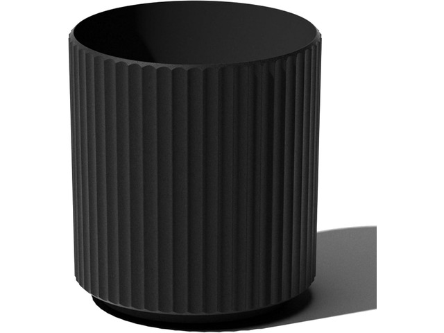 Veradek Demi Series Round Planter for Porch, Patio, Backyard Durable Plastic-Concrete Material Modern Décor for Tall Plants, Flowers