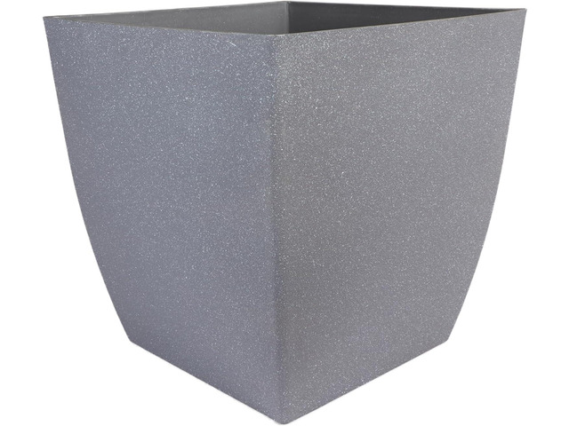 The HC Companies Santa Fe Square Self-Watering Pot - Lightweight Plastic Planter for Herbs & More - Durable Plant Pots for Indoor Plants & Outdoor...