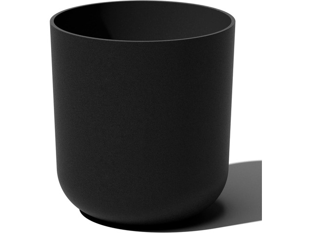 Veradek Round Black Plastic Planter Pots for Indoor/Outdoor Garden Use, with Drainage Holes, Suitable for Small to Large Succulent Plants, Flowers,...