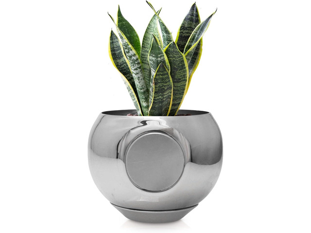 Magnetic Plant Pot - Unique Window Planter for Herbs, Succulents, Indoor & Outdoor Greenery - Self-Adhesive Magnet Attachment, Drainage Holes,...