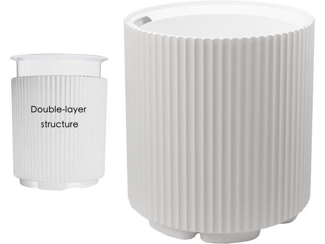 Kozyard Round Planter 16H Plant Pots for Indoor Outdoor Porch, Patio, Backyard Planters with Water Reservoir Modern Décor for Tall Plants, Flowers...
