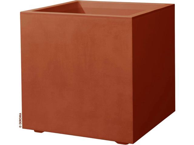 Deroma Millennium 10 Cube Planter Light & Durable Plastic Indoor or Outdoor Square Pot for Patio/Porch Includes Water Reserve & Drain Plug ...