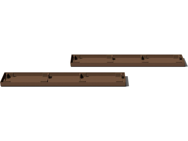 Veradek Pure Series Midori 39' Planter Espresso Tray (2 Pack)