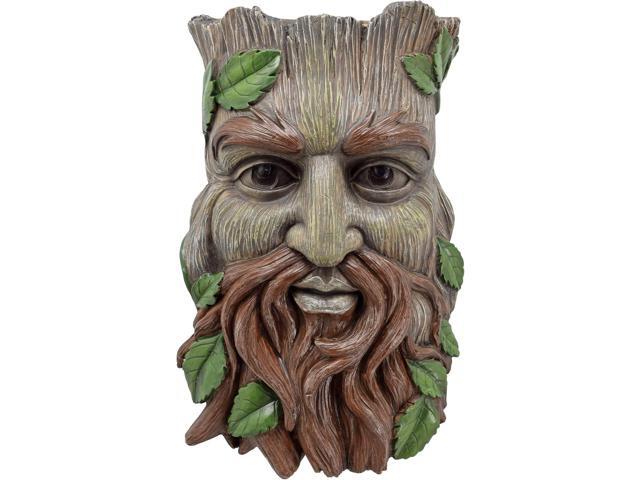 Arcadia Garden Products Large Whimsical Tree Face Planter, 7.5'x11.8', Outdoor Tree Hugger, Man Spirit Sculpture for Garden Art Decor, Birdfeeder,...
