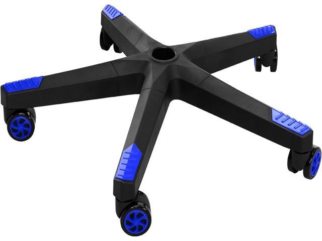 28' Heavy Duty Nylon Gaming Office Chair Base Replacement Part with Wheels Computer Chair Base Legs with 5 Casters