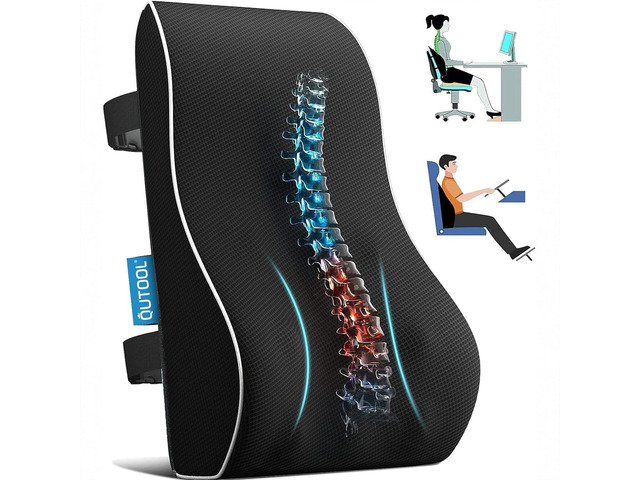 Lumbar Support Pillow for Office Chair,Mothers Day Gifts for Mom, Back Support Pillow for Car, Office Supplies, Chair Cushions, Back Pain Relief...