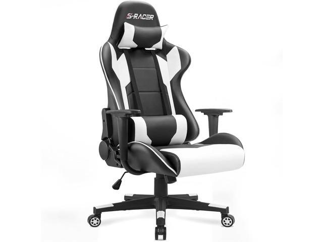 Homall Gaming Chair, Office Chair High Back Computer Chair Leather Desk Chair Racing Executive Ergonomic Adjustable Swivel Task Chair with Headrest...