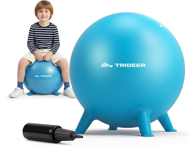 Trideer Flexible Seating for Classroom Elementary, Yoga Ball Chairs for Kids, Wobble Chair of School Supplies for Sensory Kids, Student Desk Chairs...