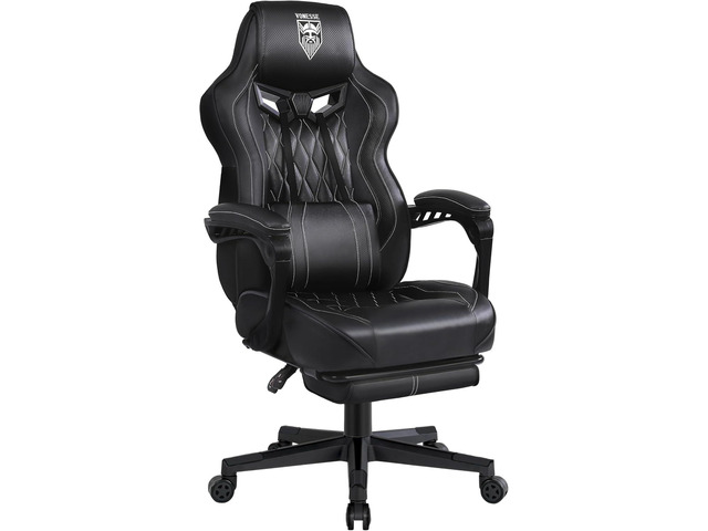 Vonesse Gaming Chair, Computer Office Chair with Footrest, Reclining Gaming Chairs for Adults, Big and Tall Ergonomic Gaming Chair with Lumbar...