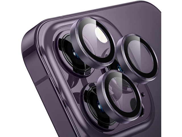 WSKEN for iPhone 14 Pro/iPhone 14 Pro Max Camera Lens Protector,[Night Shooting Mode] HD Tempered Metal Glass Camera Screen Protector Cover Film...