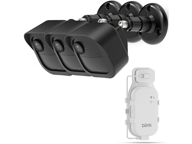 3 Pack All-New Mount for Blink Outdoor 4 and Outdoor Camera 2K+ Adjustable Design to Improve Viewing Angle Protective Housing Case Cover ...