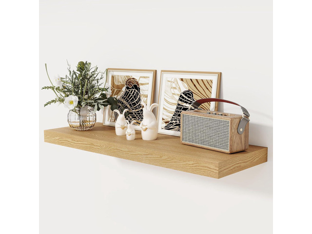 Floating Shelves 36 Inch Long, 12 Inch Deep Floating Shelves for Wall, 36 x 12 Shelves for Wall Storage & Display, 2' Thick Floating Shelf for...