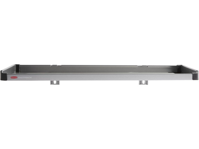 Rubbermaid FastTrack Rail Large Shelf Organization System, Holds up to 50 Pounds, Ideal for Cleaning Products/Garden Supplies/Laundry Products