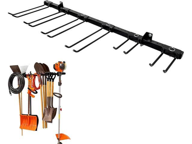 StoreYourBoard Tool Storage Rack Heavy Duty Garage Tool Organizer Wall Mount for Garden Tools, Rakes, Shovels, Garage Hooks, Steel Gear Hanger...