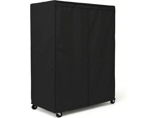 Storage Shelving Unit Cover in Black Color (Multiple Sizes) (60' Wx24 Dx72 H)