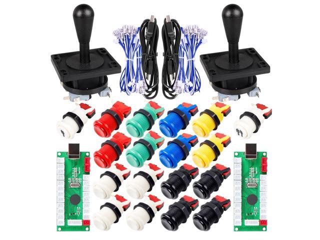 EG STARTS 2 Player Classic American style Arcade Joystick Buttons DIY Kits
