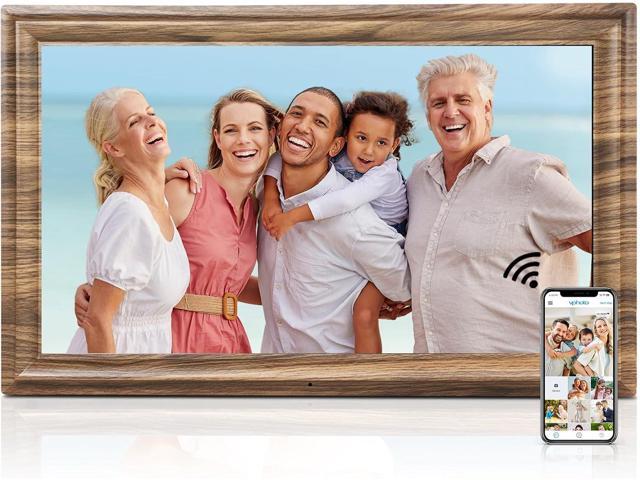 16 Inch Large Digital Picture Frame, Canupdog Digital Photo Frame with 32GB Storage Wall Mountable, Auto-Rotate, Motion Sensor Share Photo Video...