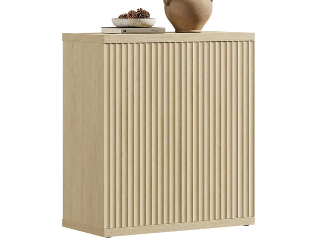 SICOTAS Buffet Cabinet with Storage Sideboard Cabinet with Doors & Shelves