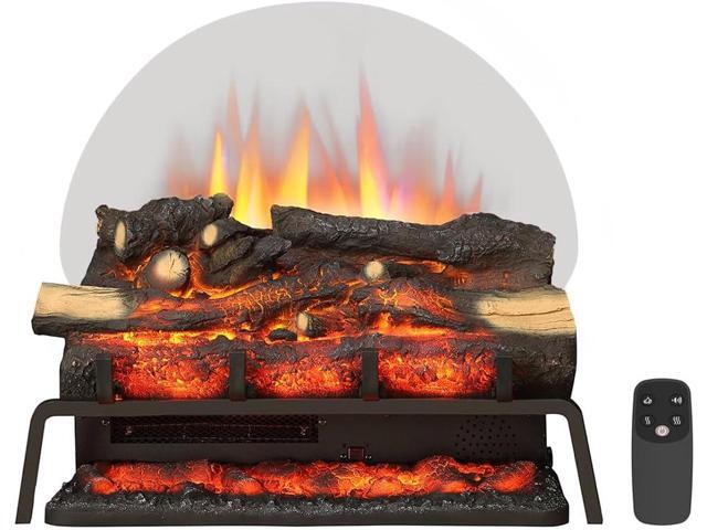 LegendFlame 23' W Free Standing Electric Fireplace Log Set (EF290), Fireplace Insert, Heater 750W/1500W, Crackling Sound, Remote Control
