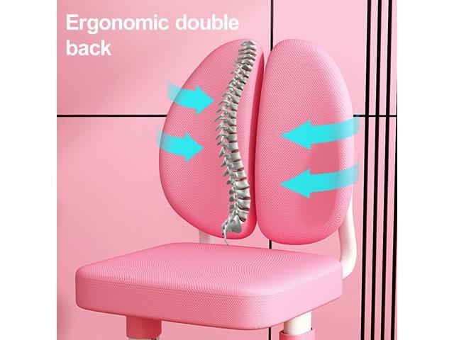 Height Adjustable Kids Study Desk and Chair Set with Shelf, Astronaut Pattern, Ergonomic Dual Back Support, Storage Drawer, for Boys and Girls 3+...