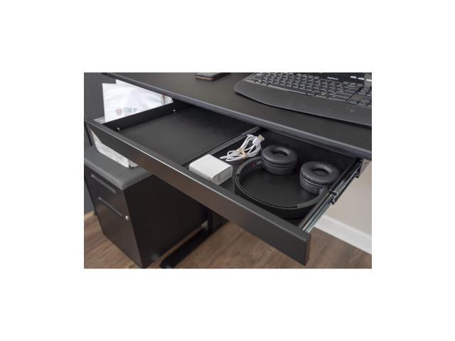 Stand Up Desk Store Add-On Office Sliding Under-Desk Drawer Storage Organizer for Standing Desks Requires 14' of Front to Back Clearance Beneath...