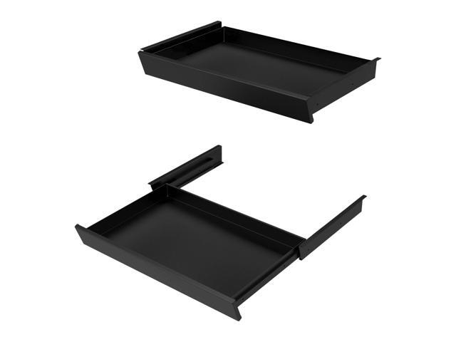 Stand Up Desk Store Add-On Office Sliding Under-Desk Drawer Storage Organizer for Standing Desks Requires 14' of Front to Back Clearance Beneath...