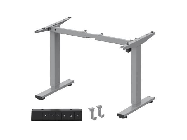 FLEXISPOT EN1 Height Adjustable Standing Desk Frame, Electric Sit Stand Desk Base for Home and Office (Gray Frame Only)
