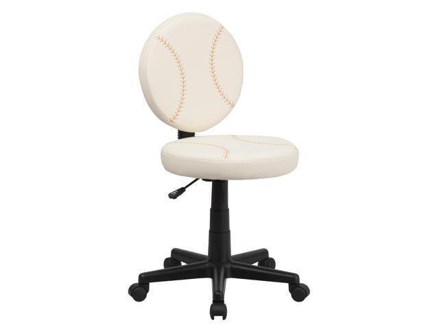 EMMA + OLIVER Baseball Swivel Task Office Chair