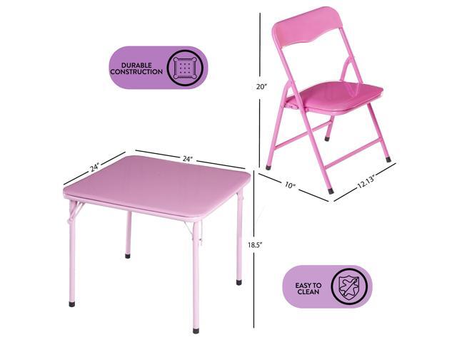 Heritage Kids Toddler Furniture Set Kids Activity Table Chair Set Playroom Furniture Preschool Learning Compact Foldable Children's Table Small...