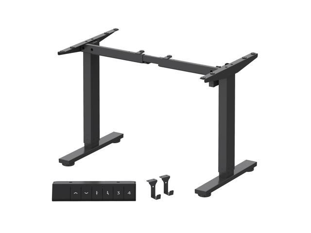 FLEXISPOT EN1 Height Adjustable Standing Desk Frame with Memory Controller, Electric Sit Stand Desk Base for Home and Office (Black Frame Only)