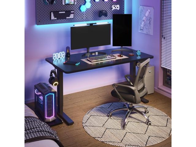 FLEXISPOT EN1 Height Adjustable Standing Desk Frame with Memory Controller, Electric Sit Stand Desk Base for Home and Office (Black Frame Only)